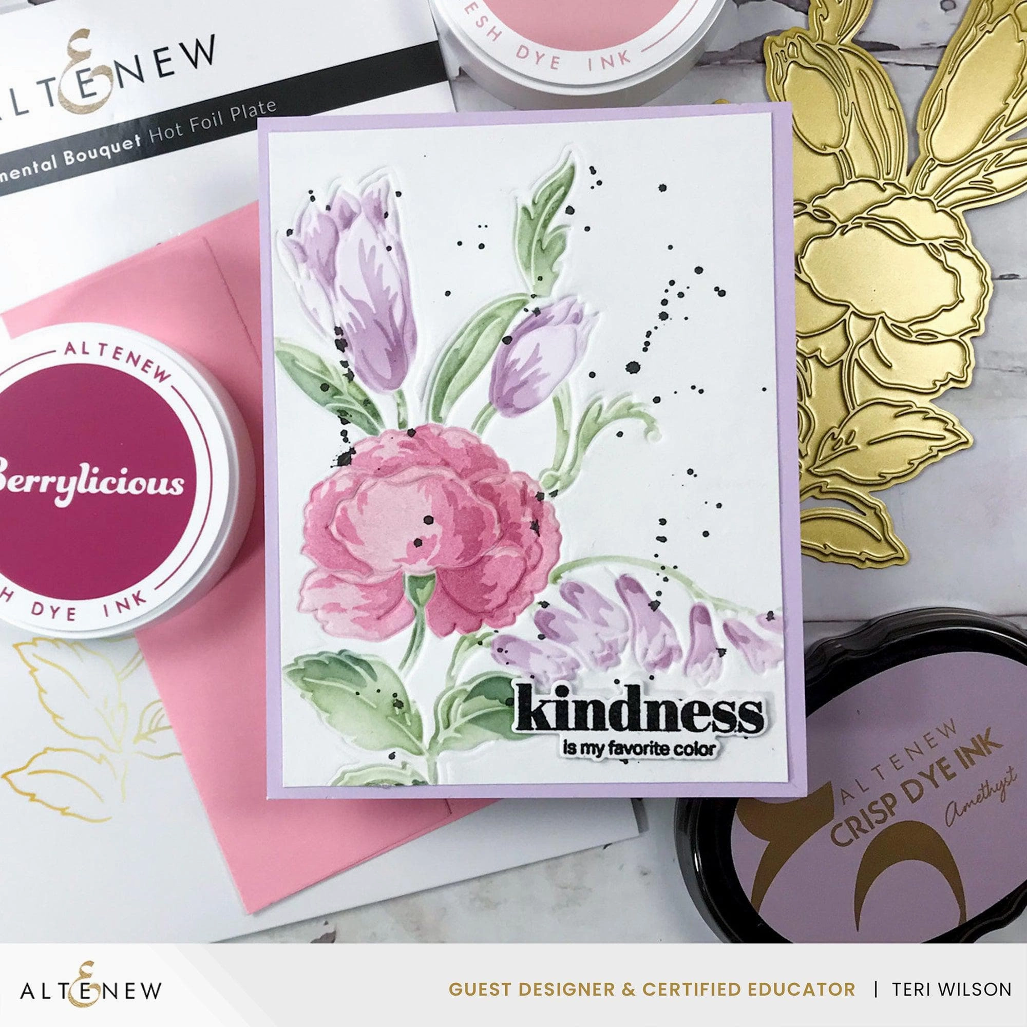 antislip Spark Joy: Ornamental Bouquet Add-On Die