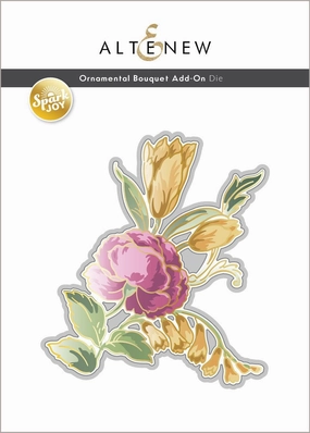 Spark Joy: Ornamental Bouquet Add-On Die linen