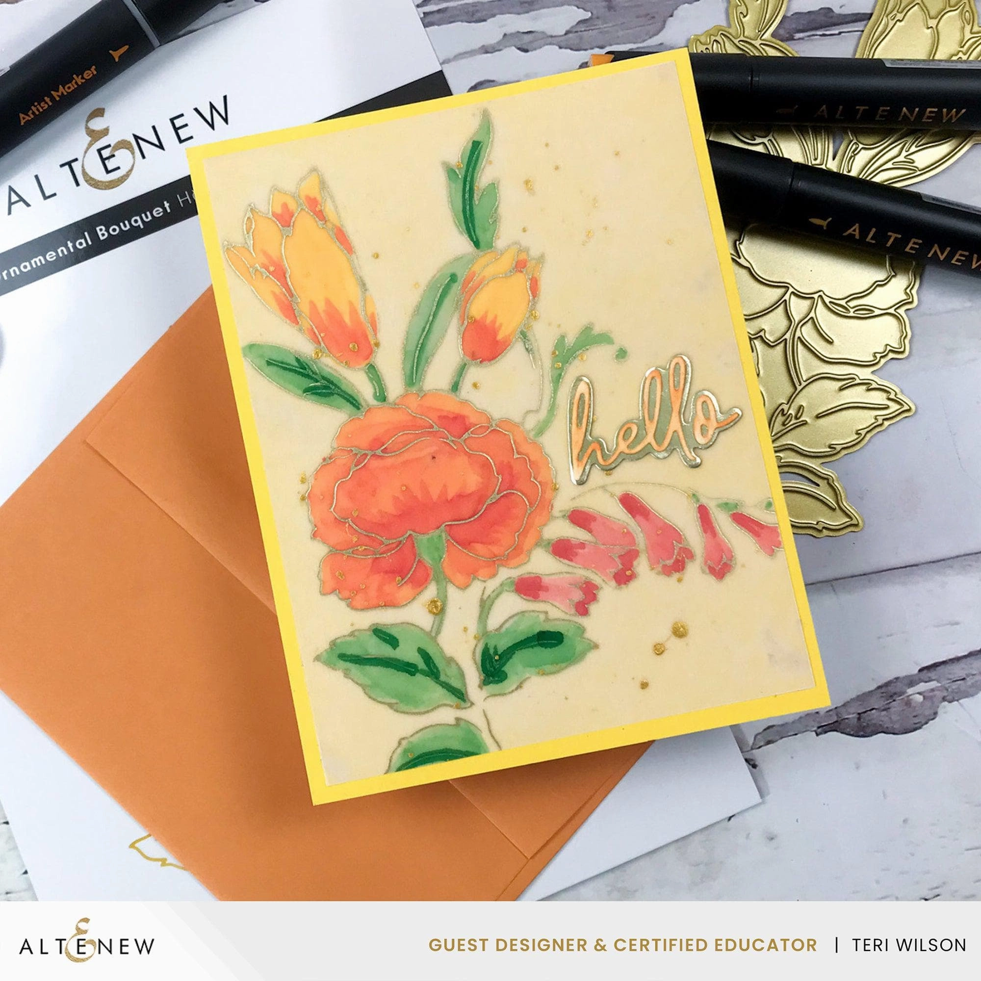 cool bundle Spark Joy: Ornamental Bouquet Add-On Die