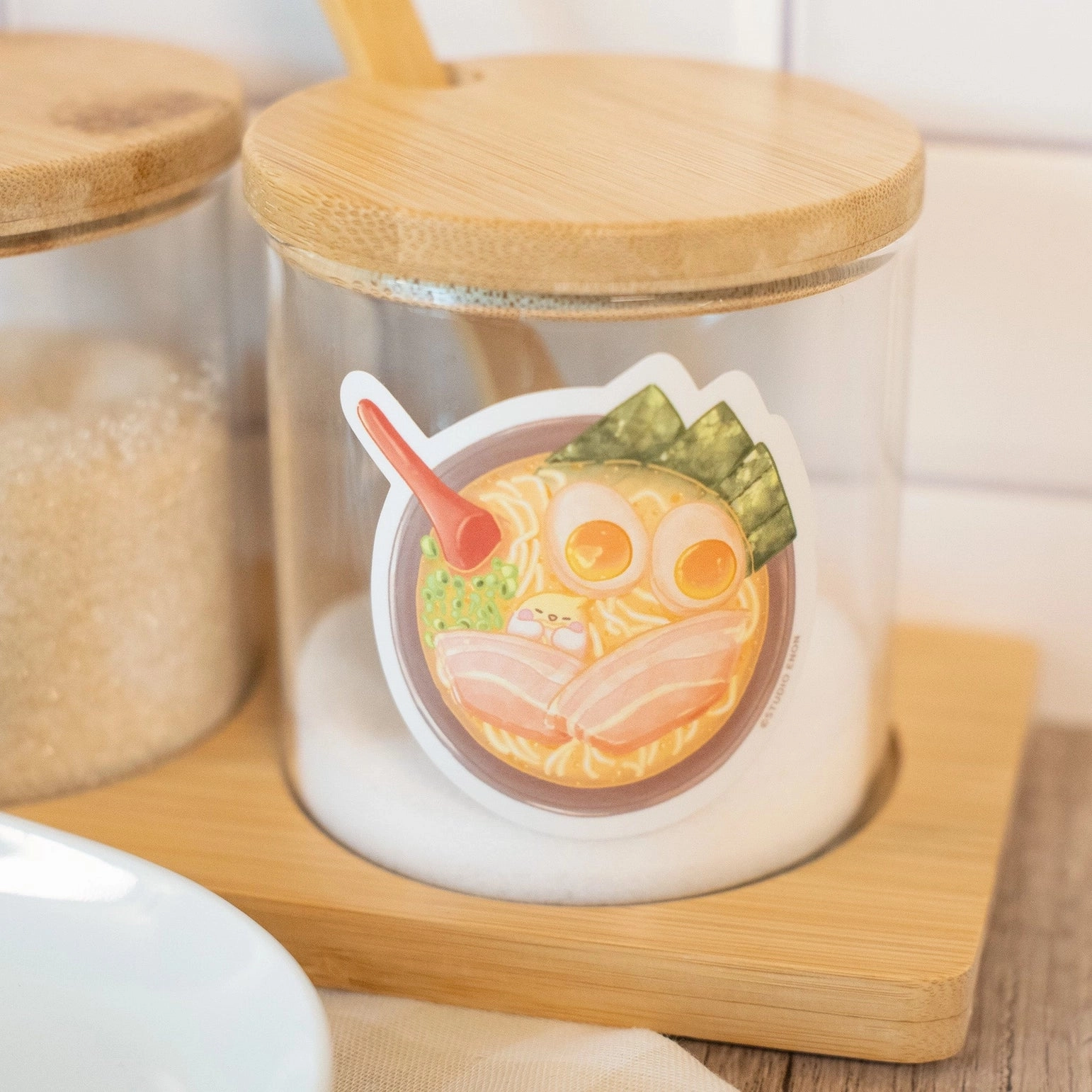 refillable Studio Enon Devyegg'S Ramen Dream Sticker