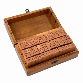 shockproof Studio Series Letterpress Stamp Set