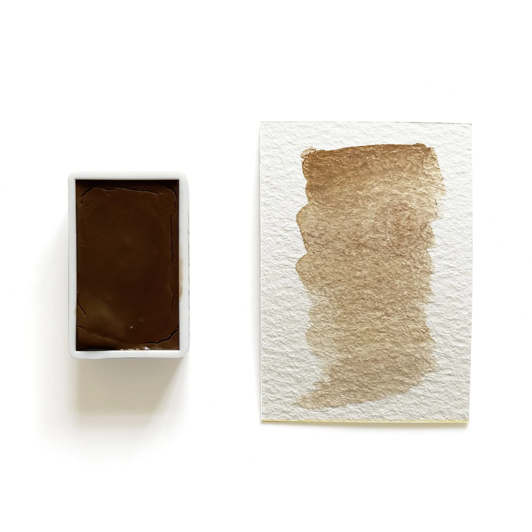 matte Pietersite (Mineral) - Artist Grade Handmade Honey Based Watercolor Paint Full Pan 3.2Ml