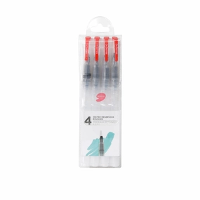4-Pack Water Reservoir Brushes shiny multipack