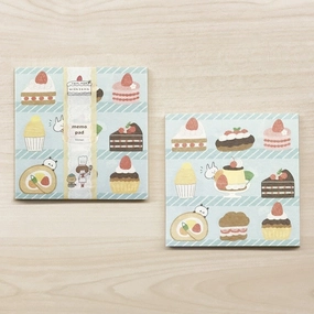 elegant Cake Shop Mizutama Memo Pad