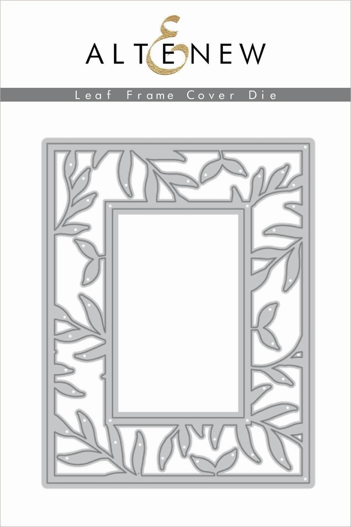 flat vegan Leaf Frame Cover Die