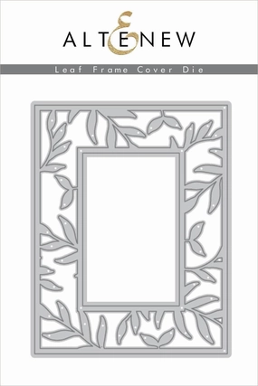 flat vegan Leaf Frame Cover Die