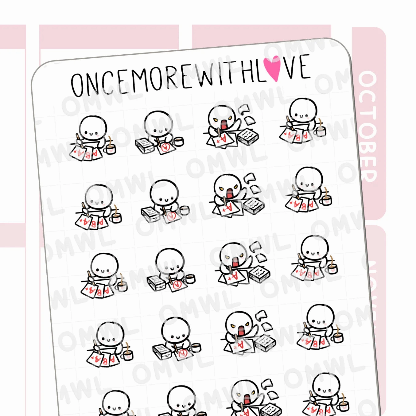 M1445 Grading And Marking Sticker Sheet shockproof