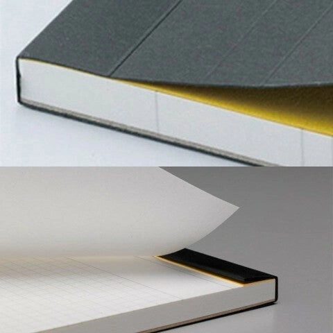 Mnemosyne Stitch Bound N187A A4 Grid Pad- 8.3X12.4 Inches magnetic
