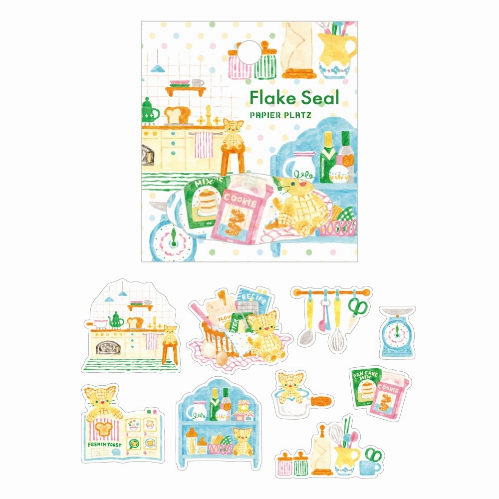 portable Nakauchi Waka Flake Sticker - Cat And Kitchen