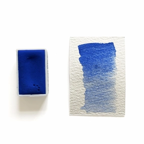 Ocean Blue - Artist Grade Handmade Honey Based Watercolor Paint Full Pan 3.2Ml ergonomic sleek