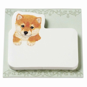 Shiba Inu Puppy Sticky Notes original metal