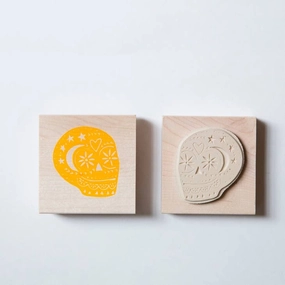 trendy Sugar Skull Stamp