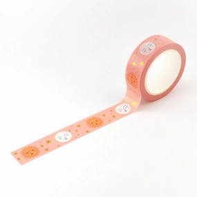 special Sun & Moon Gold Foil 15Mm Washi Tape