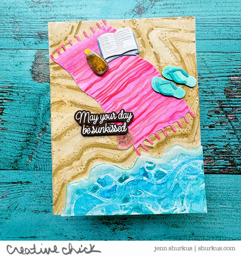 original Sunkissed Summer - 4X6 Stamp Set