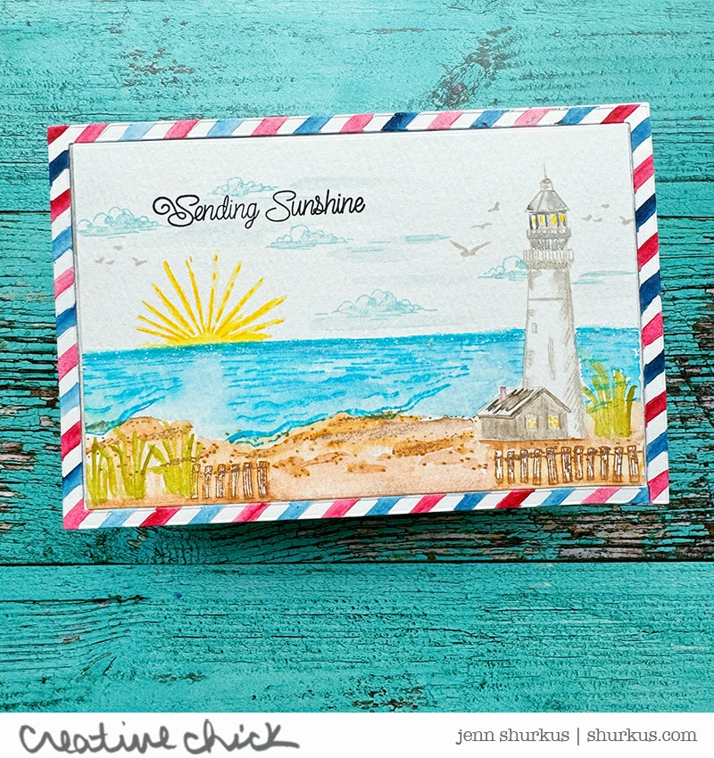 resilient vivid Sunkissed Summer - 4X6 Stamp Set