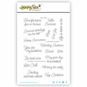 neutral Sunkissed Summer - 4X6 Stamp Set
