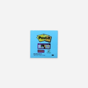 budget Super Sticky Notes // Neon Blue