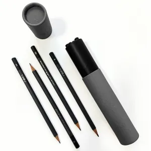biodegradable recycled The Eye Graphite Sketching Pencil Set - Dark Grey