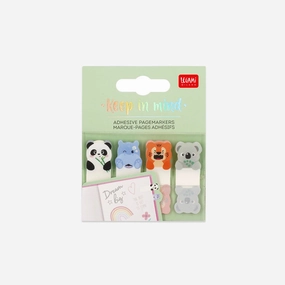 Adhesive Page Markers // Cute Animals heatproof