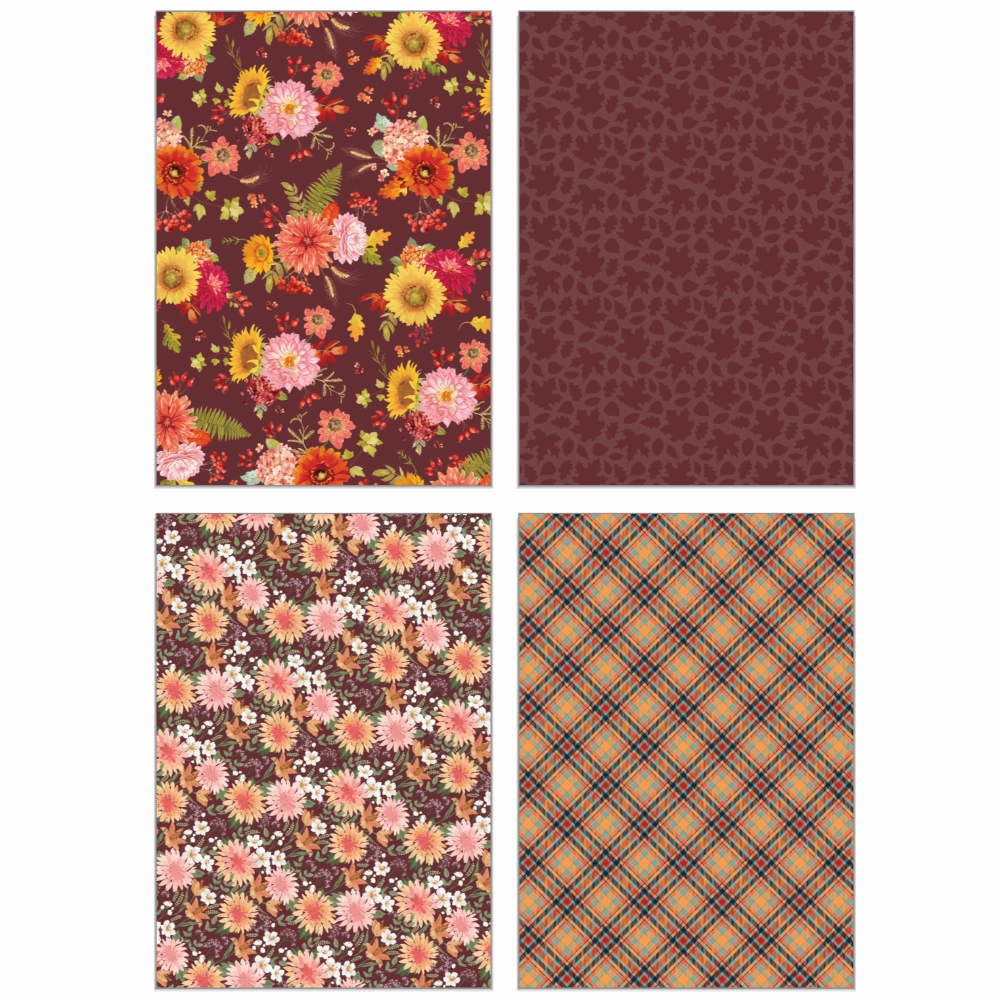 compact Fall Is In The Air Paper Pad 6X8.5 - 24 Double-Sided Sheets