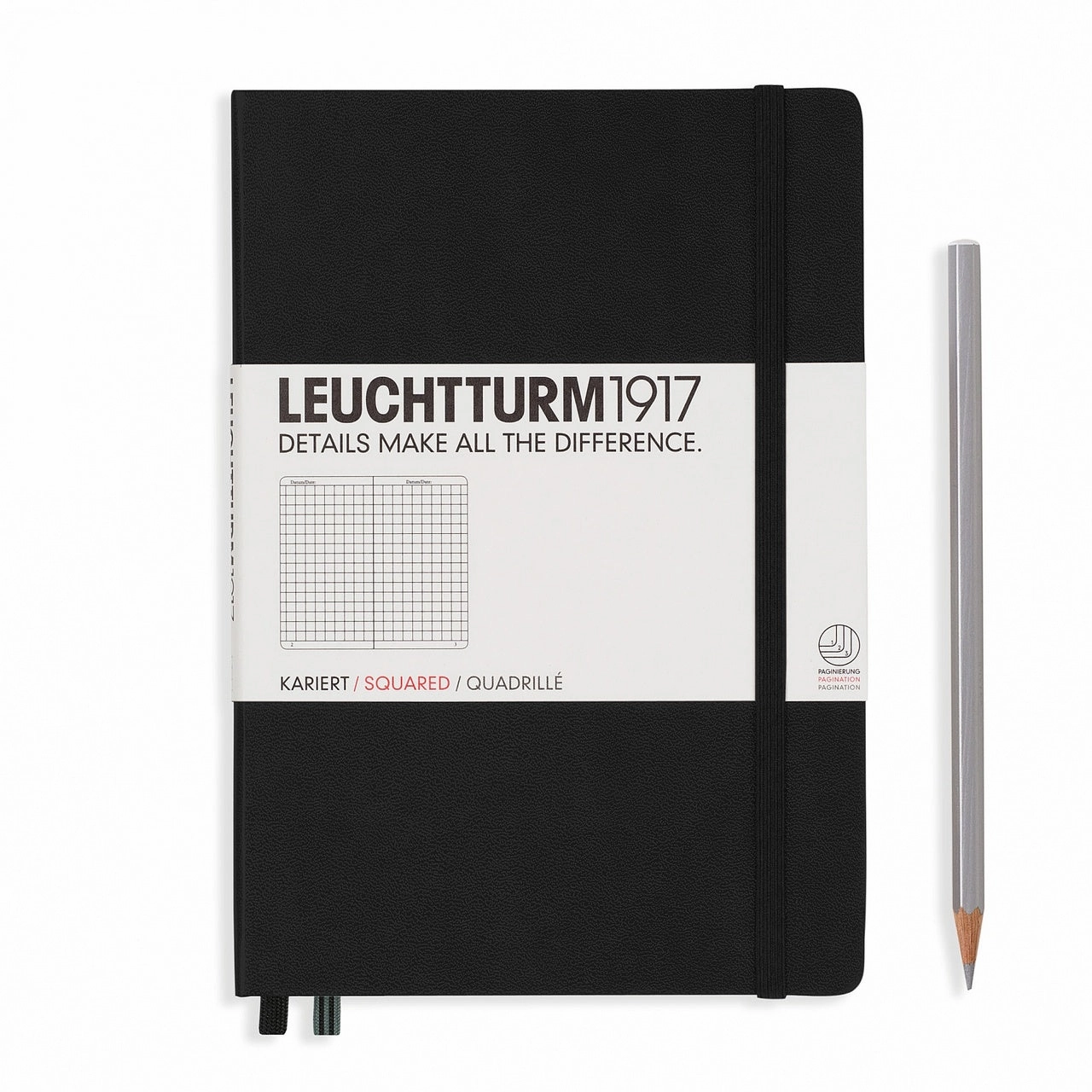 sturdy Leuchtturm1917 Squared A5 Size Notebooks
