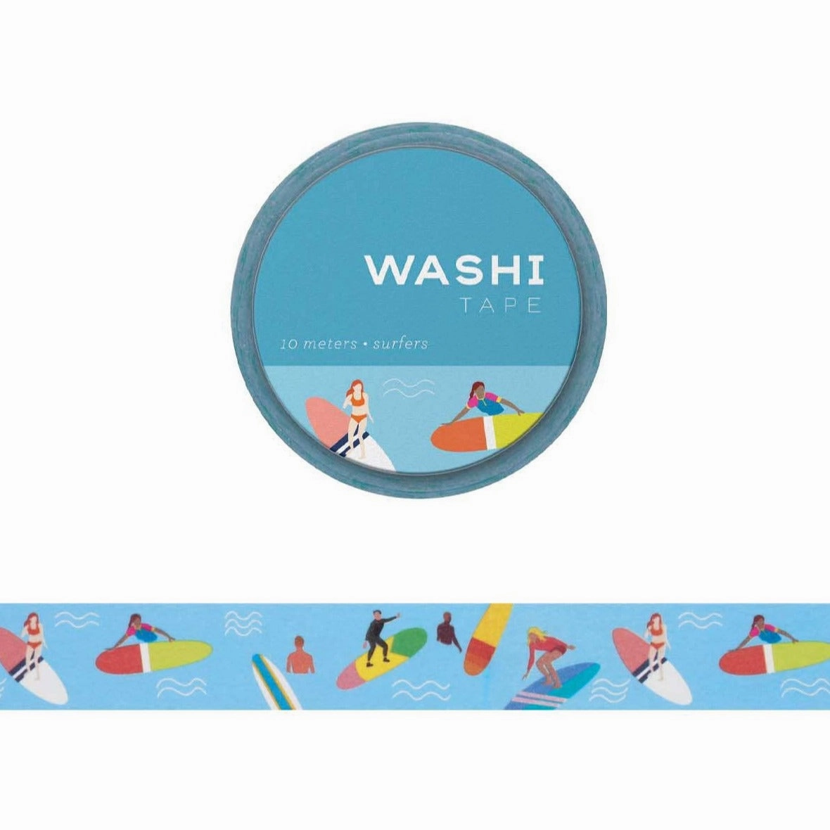 collectible linen Surfers Washi Tape