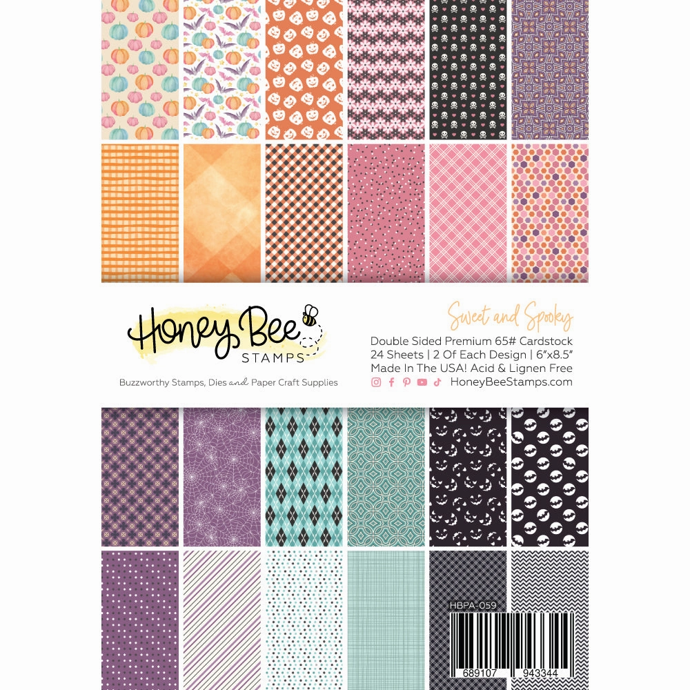 Sweet & Spooky Paper Pad 6X8.5 - 24 Double-Sided Sheets budget