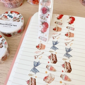 exclusive compact Sweet Desserts Washi Tape