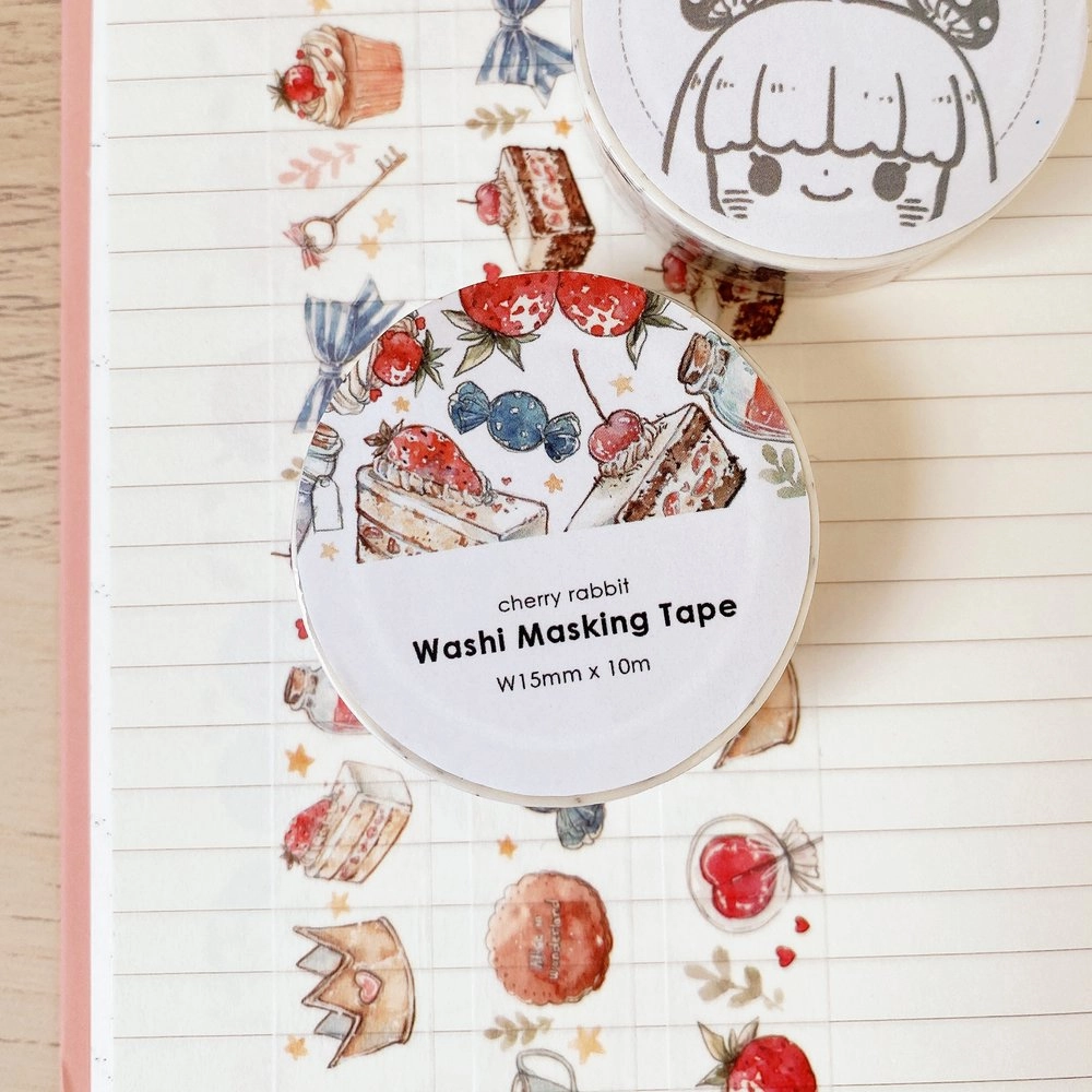Sweet Desserts Washi Tape elegant waterproof