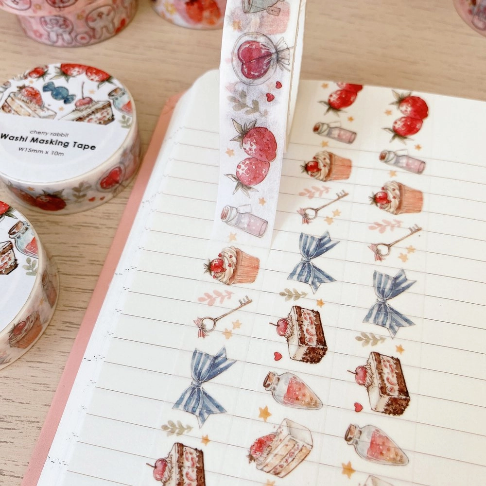 exclusive compact Sweet Desserts Washi Tape