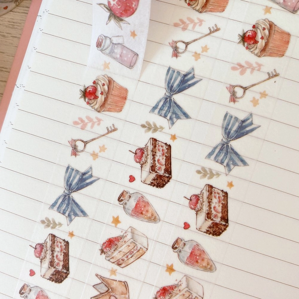 ergonomic glossy Sweet Desserts Washi Tape