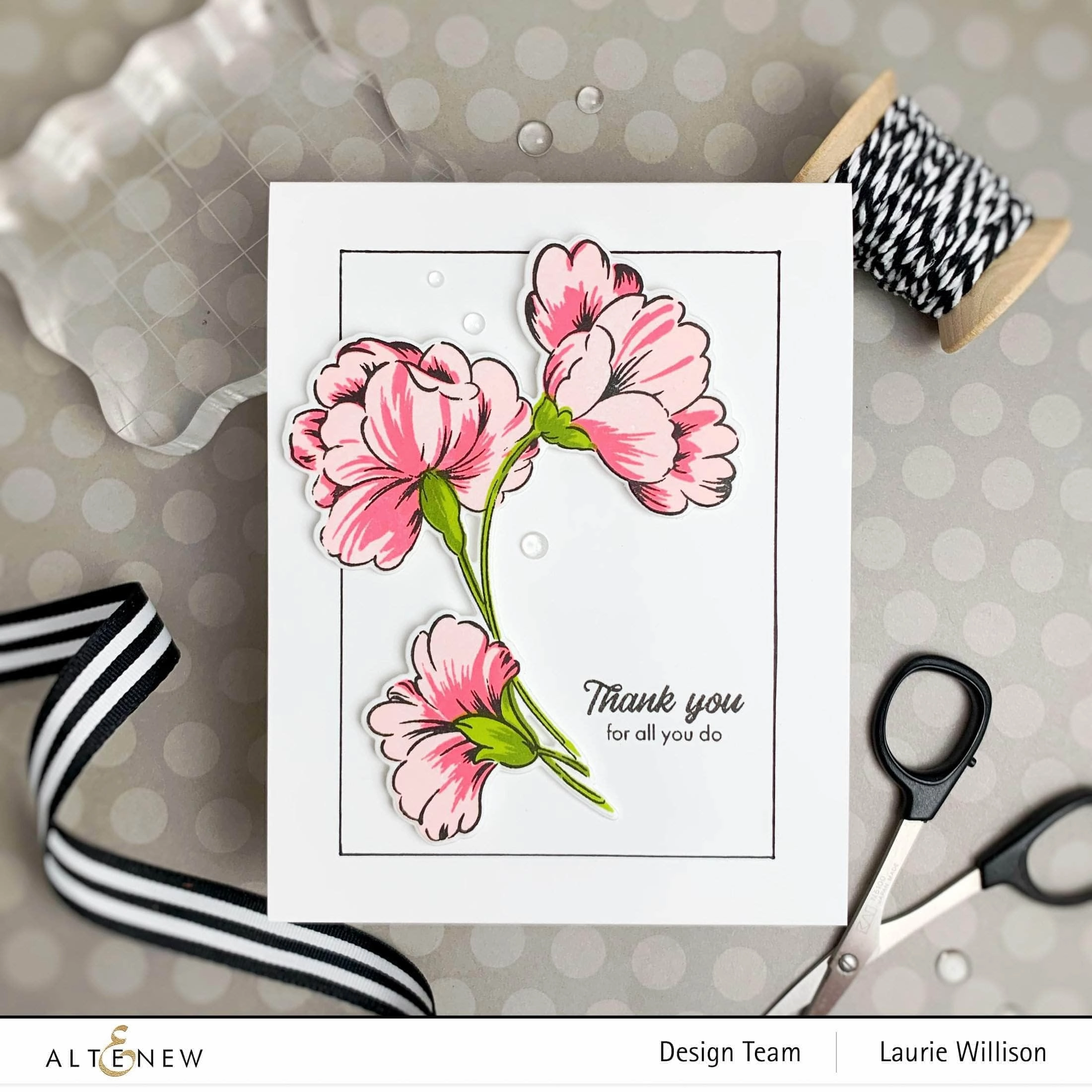 quality tall Sweet Flowers Die Set