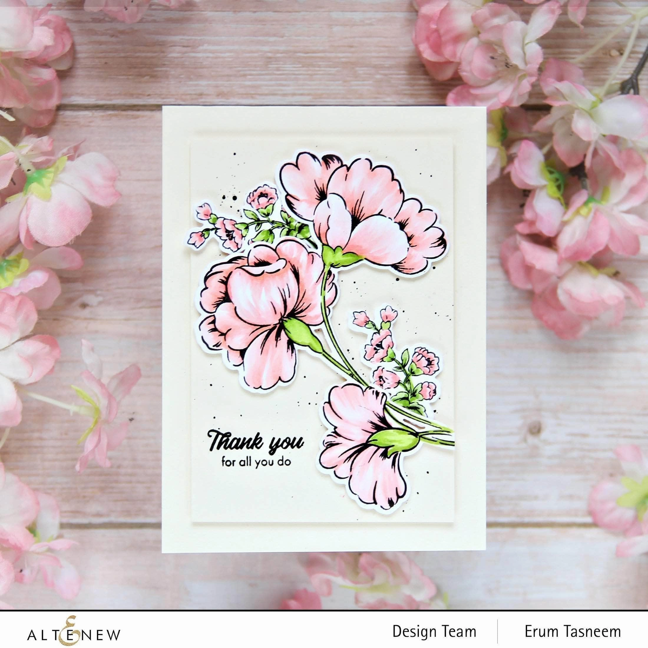 rubber Sweet Flowers Die Set