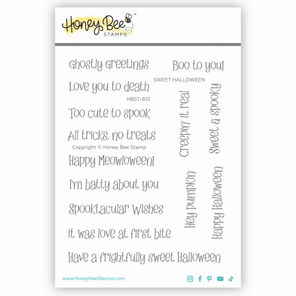 Sweet Halloween - 4X5 Stamp Set boxed musthave