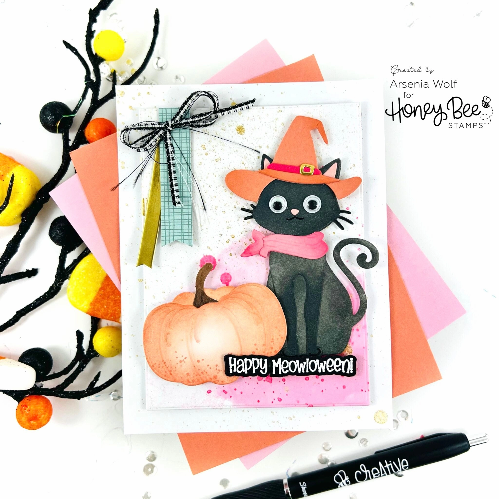 Sweet Halloween - 4X5 Stamp Set solid limited