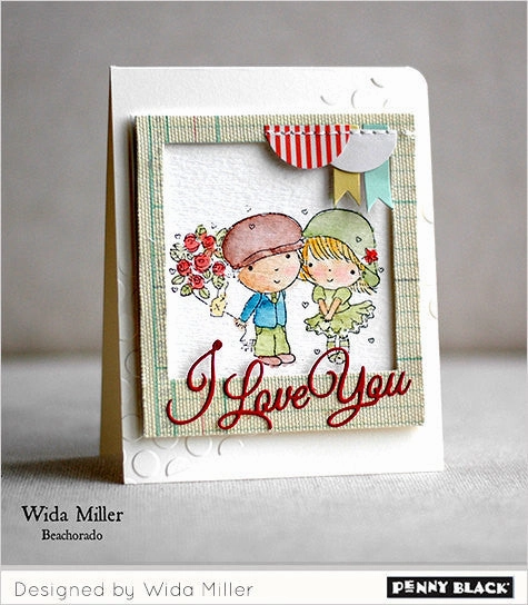 Sweet Thing Rubber Stamp handy