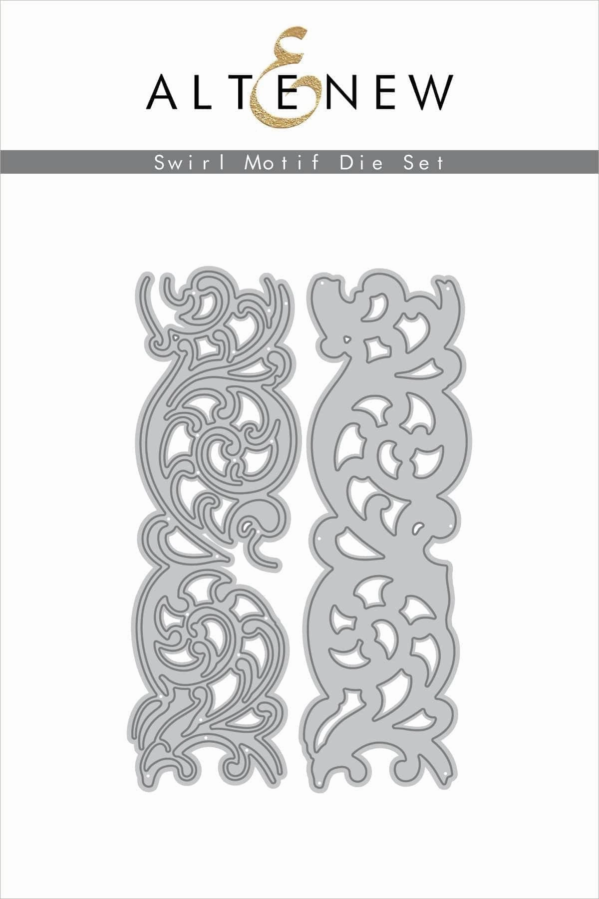 Swirl Motif Die Set retro valuable