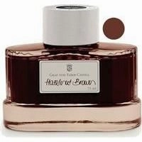 Bottled Ink Faber-Castell Hazelnut Brown wooden