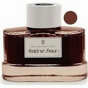 Bottled Ink Faber-Castell Hazelnut Brown wooden