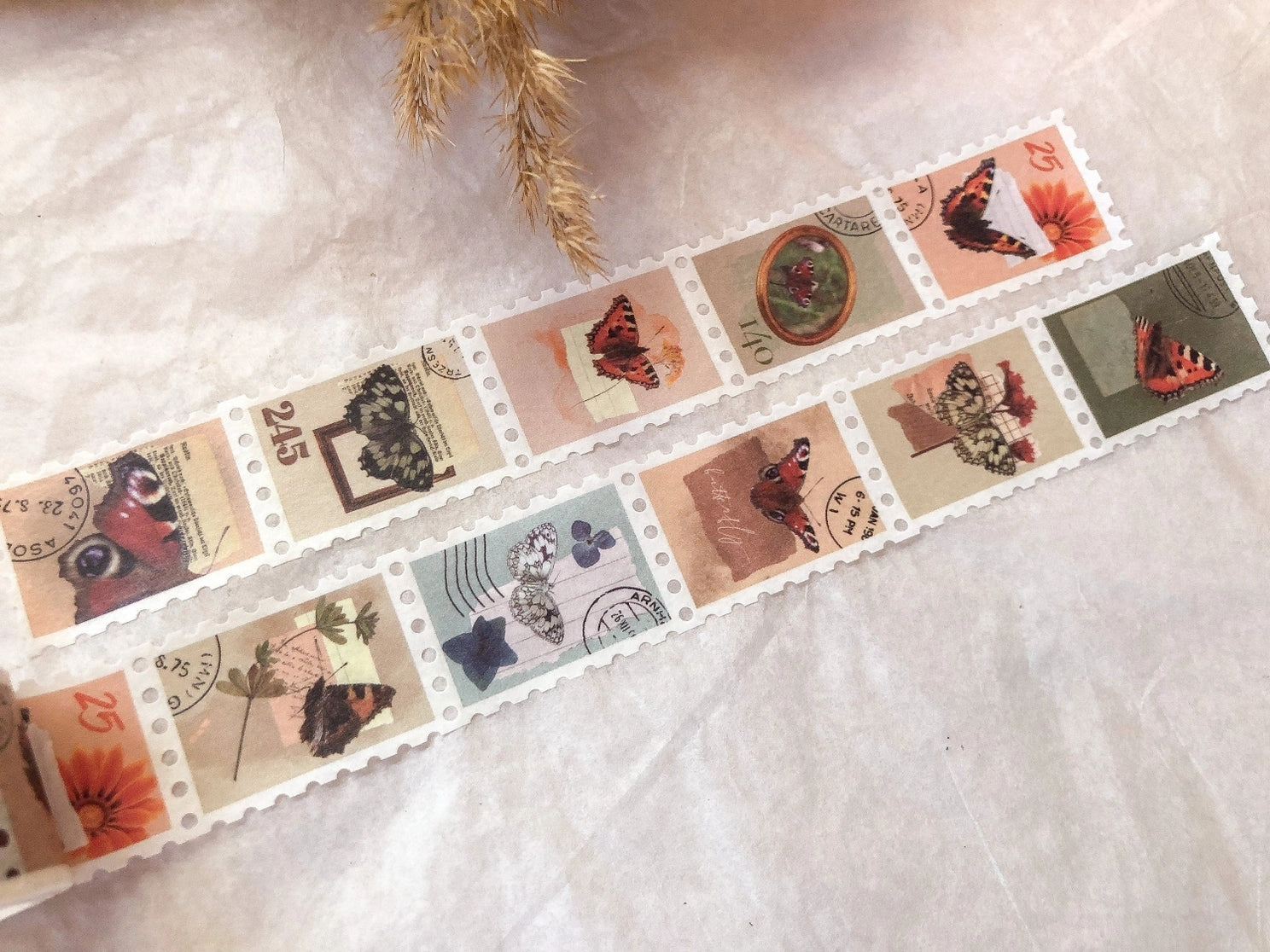 exclusive bronze Butterfly Stamp Washi Tape