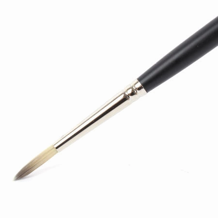 professional classic Synthetic Hog'S Hair Round Paintbrush