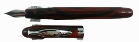 portable elegant Noodler'S Ink Ahab Cardinal Darkness Flex Fountain Pen