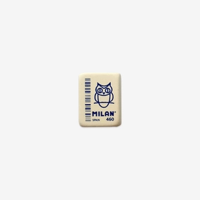 superior Rubber Eraser 460 // White Owl