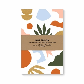 Shapes And Colors 5.5" X 8.5" Blank Notebook wholesale loose