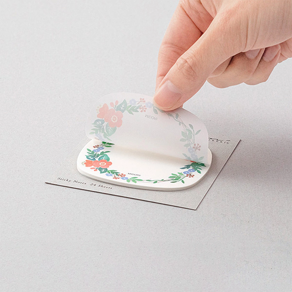 premium Translucent Sticky Notes // Wreath