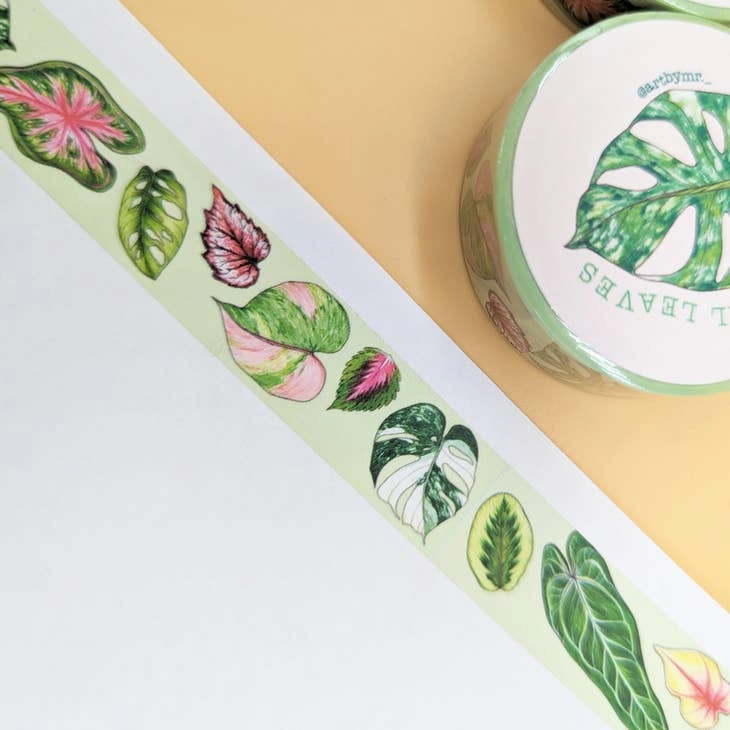 alloy Tropical Leaves Washi Tape