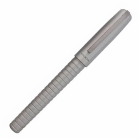 Taccia Pinnacle Graphite Grey Steel Nib Fountain Pen classic vintage