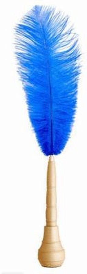 Taccia Shakespearean Blue Gold Quill Pen collectible biodegradable