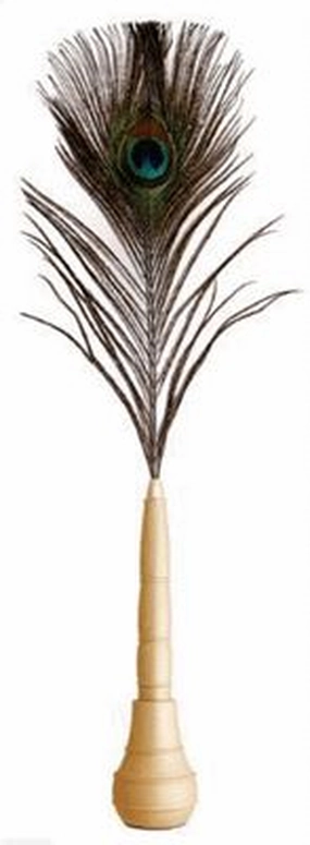 modern Taccia Shakespearean Peacock Gold Quill Pen