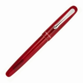 Taccia Spectrum Merlot Red Steel Nib Fountain Pen solid